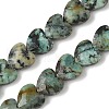Natural African Turquoise(Jasper) Beads Strands G-D316-B09-2
