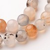 Natural Dendritic Agate Beads Strands X-G-D845-04-8mm-3