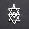 Non-Tarnish 201 Stainless Steel Pendants STAS-S105-LA234-1