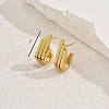 Geometric Stainless Steel Triple Stud Earrings BI1243-3