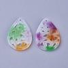 Carved Natural White Jade Pendants G-L495-42D-2