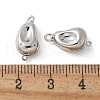 Rack Plating Brass Micro Pave Clear Cubic Zirconia Box Clasps KK-U052-18P-3
