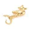 Brass Pendants KK-G496-10G-2
