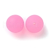 Luminous Round Food Grade Silicone Beads SIL-TAC0007-04I-2
