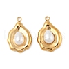 304 Stainless Steel Pendants STAS-P380-72G-1
