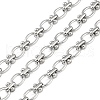 Tarnish Resistant 304 Stainless Steel Link Chain CHS-H028-03P-01-1