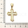 Brass Micro Pave Cubic Zirconia Pendants KK-K355-27G-3