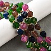 Natural Quartz Dyed Beads Strands G-U023-A02-11-1