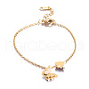 Stainless Steel Charm Bracelets WGCB135-02-2