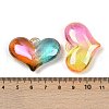 Two Tone Transparent Acrylic Pendants MACR-L007-07-3