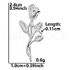 Non-Tarnish Fashion Leaf 304 Stainless Steel Stud Earrings for Women VG1798-1-1