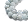 Natural Aquamarine Beads Strands G-R446-8mm-05-01-3