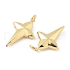 Brass Big Pendants KK-M327-03G-2