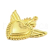 Alloy Rhinestone Settings Pendant PALLOY-H132-02G-07-2