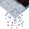 DIY 24 Style Acrylic & ABS Beads Jewelry Making Finding Kit DIY-NB0012-02C-2