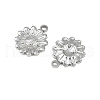 304 Stainless Steel Pendants STAS-D363-06P-2