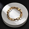 Ion Plating(IP) 304 Stainless Steel Cable Chains Bracelets for Men BJEW-U017-01G-2
