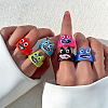 Resin Finger Rings for Women FS-WGBD8BE-08-1