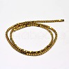 Electroplate Non-magnetic Synthetic Hematite Beads Strands G-I175-09C-2