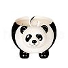 Lovely Panda Shape Handmade Porcelain Yarn Bowl Holder SENE-PW0022-05-5