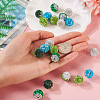 20Pcs 5 Colors Polymer Clay Pave Rhinestone Beads CLAY-TA0001-33-6