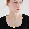 Beebeecraft 6Pcs Brass Locket Pendants KK-BBC0015-50-6