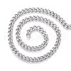 Tarnish Resistant 304 Stainless Steel Curb Chains STAS-P219-03-2