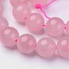 Natural Rose Quartz Beads Strands G-D809-19-10mm-3