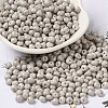 6/0 Opaque Baking Paint Glass Seed Beads SEED-M012-02A-10-1