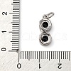 Brass Micro Pave Cubic Zirconia Pendants KK-P308-70P-3