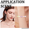 SOFPLATE 120Pcs Transparent Acrylic Beads TACR-SP0001-11A-5