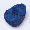 Electroplate Natural Druzy Agate Beads G-P252-01A-2