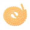 Baking Painted Glass Beads Strands X-DGLA-Q023-6mm-DB47-2