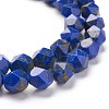 Synthetic Gold Line Turquoise Beads TURQ-F016-03B-01-3