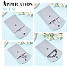   6Pcs 3 Style Velvet Jewelry Bags TP-PH0001-10-3