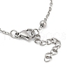 304 Stainless Steel Satellite Chains Bracelet for Women BJEW-E111-08P-A-2