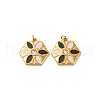 304 Stainless Steel Rhinestone Pendants STAS-U061-14G-01-1