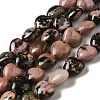 Natural Rhodonite Beads Strands G-B022-15B-1