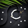 Olycraft 4 Strands Natural Lava Rock Round Beads Strands G-OC0002-38-5
