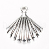 Tibetan Style Alloy Pendants TIBE-T003-066AS-FF-1
