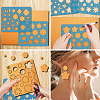 2Pcs 2 Style Acrylic Earring Handwork Template DIY-WH0573-003-3