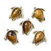 Natural Tiger Eye Pendants G-U019-02G-05-1