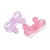 Transparent Crackle Acrylic Beads OACR-B031-12-2