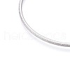 304 Stainless Steel Plain Bangles For Women BJEW-N033-03P-3