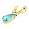 Brass Pave Cubic Zirconia Pendants KK-Q794-01E-G-2