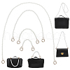 SUPERFINDINGS 4Pcs 4 Style ABS Pearl Beaded Bag Strap FIND-FH0005-32B-1