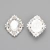 Alloy Rhinestone Flat Back Cabochons RB-S061-A19-1