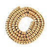 Electroplated Synthetic Non-magnetic Hematite Beads Strands G-H027-G01-03-3