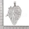 Tibetan Style Alloy Big Pendants PALLOY-D362-02AS-E-3