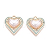 Rack Plating Alloy Rhinestone Pendants FIND-N005-19D-1